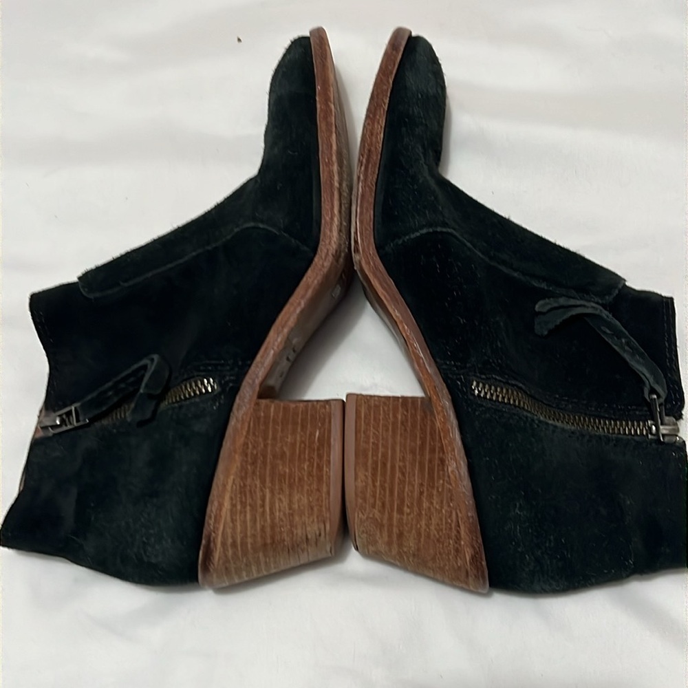 Madewell Black Suede Ankle Boots - Picture 7 of 12